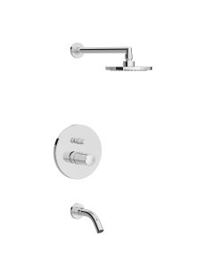0106/M5-CR DUCHA MONOCOMANDO CON TRANSFERENCIA CILINDRA CROMO FV
