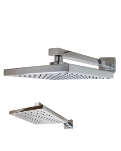 LY-635 LLUVIA CUADRADA BRAZO RECTO 200MM ANTICAL AQUALAF