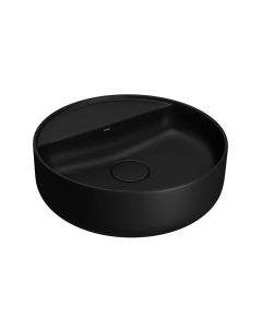 L.12040.M.94 BACHA DECA SLIM SIN AGUJEROS NEGRO MATE AQUALAF