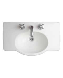 L6V1J-B LAVATORIO VENECIA 64CM 1 AGUJERO BLANCO FERRUM