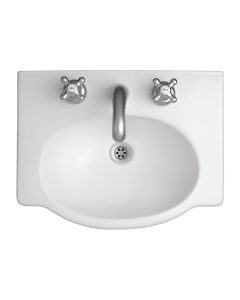 L4V3J-B LAVATORIO VENECIA 48CM 3 AGUJEROS BLANCO FERRUM