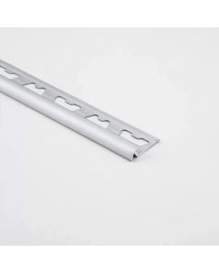 A2060 GUARDACANTO CURVO ALUMINIO ANODIZADO PLATA MATE 9X2500MM MOLDUMET