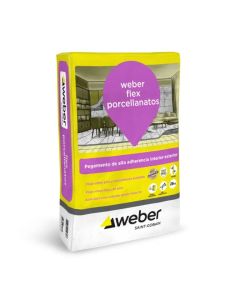 WEBER PEGAMENTO PORCELLANATO FLEX X25KG (92-0126)