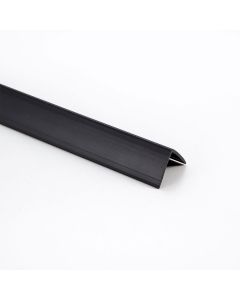 ET006 TAPACANTO PVC NEGRO 16X16X2500MM MOLDUMET